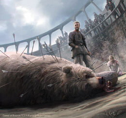Jaime Lannister and Brienne of Tarth by Joshua Cairós, Fantasy Flight Games©