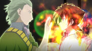 Ajuka adjust Issei's Evil Pieces