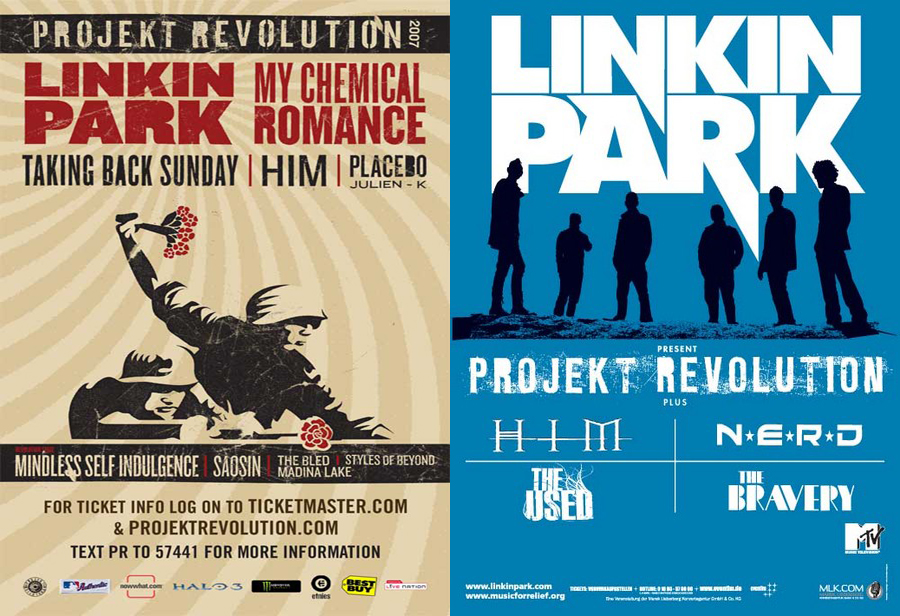 projekt revolution tour 2008 lineup