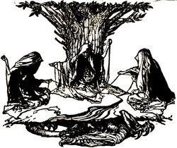Arthur Rackham-Norns Weaving