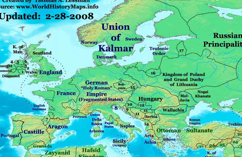 Image - Europe-1400ad.jpg | Wiki Atlas of World History Wiki | FANDOM
