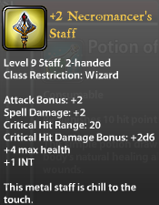 2 Necromancer's Staff