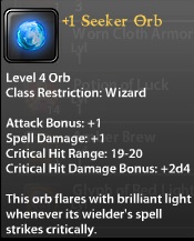 1 Seeker Orb