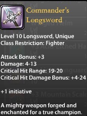 Commander's Longsword