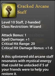 Cracked Arcane Staff