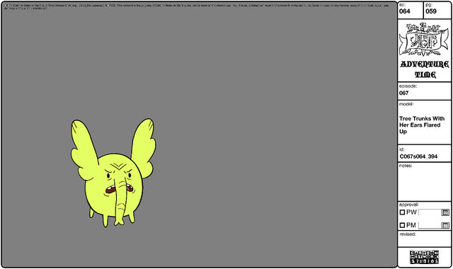 Archivo:Modelsheet Tree Trunks with her Ears Flared Up.jpg