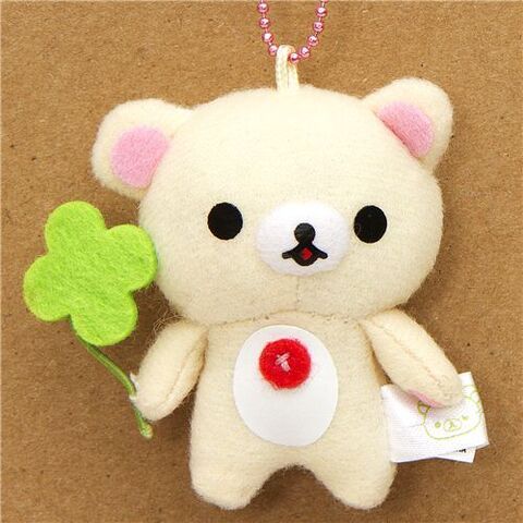 Archivo:San-X-Rilakkuma-plush-charm-white-bear-cloverleaf-2319-4.jpg