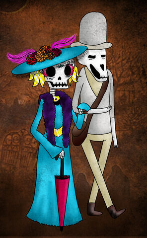 Archivo:La Catrina y La Muerte.jpg