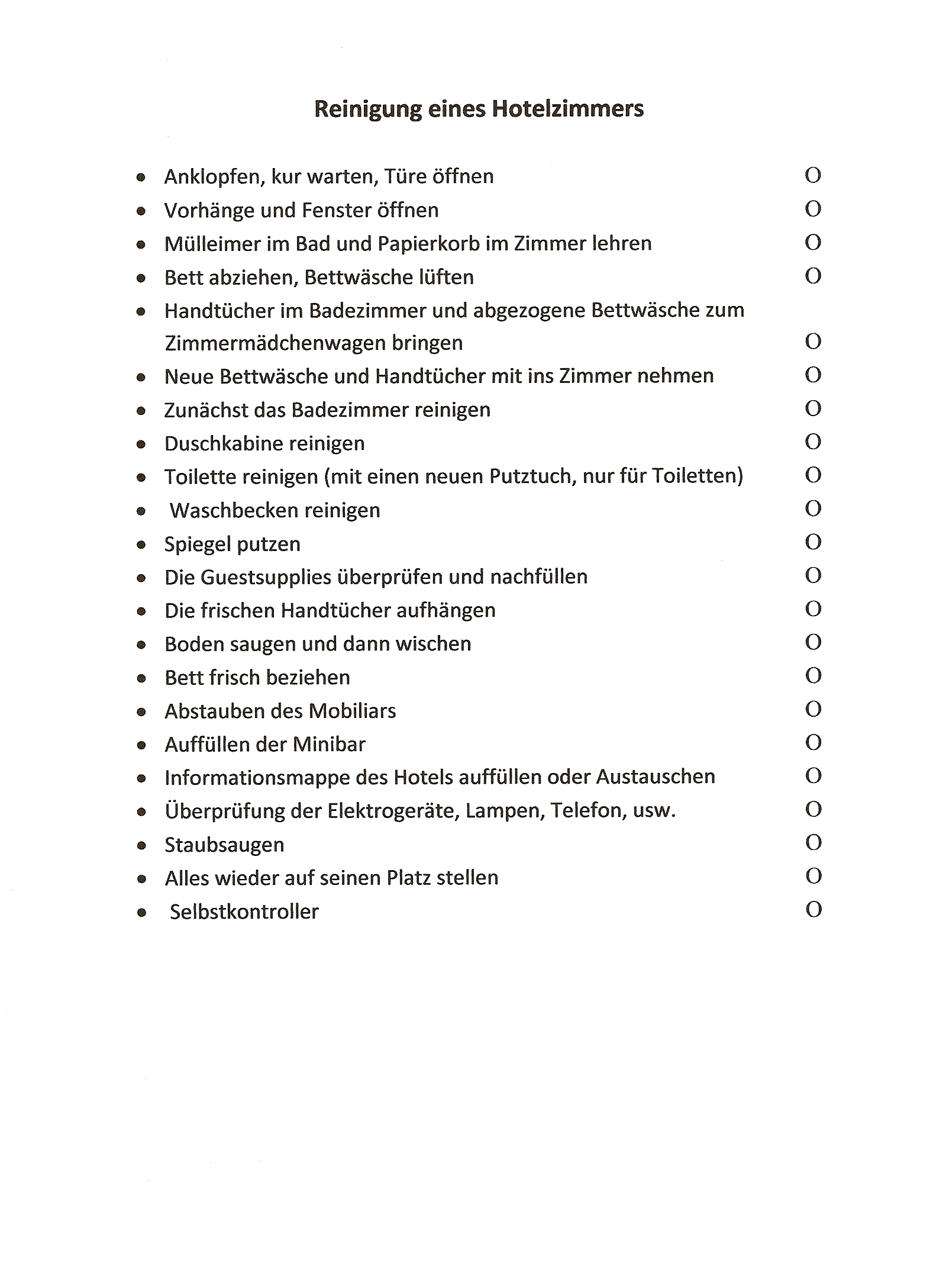 Musterbriefe Deutsch : Zimmerreinigungsliste hotel lexikon fandom powered by Musterbriefe Deutsch : Zimmerreinigungsliste hotel lexikon fandom powered by
