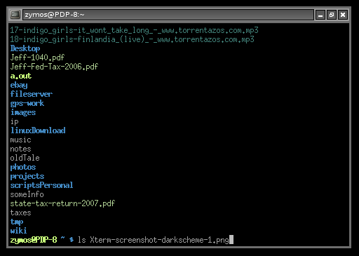 Xterm-screenshot-darkscheme-1