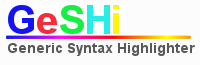 GeSHi Logo