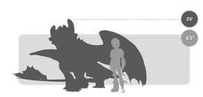 Dragons silo TOOTHLESS HICCUP TW