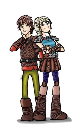 File:Hiccup and Astrid (Full).jpeg