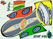 Rocket Powered Origami Skateboard