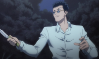 Leorio episode 16 facing Hisoka