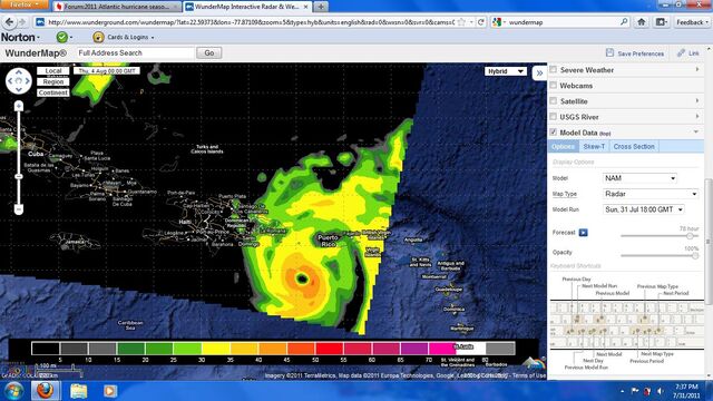File:NAM Invest 91L Prediction 72 Hours Jul 31 2011.jpg