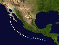 Hurricane Beatriz (2017 - Track)