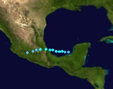 Tropical Storm Irma (2017 - Track)