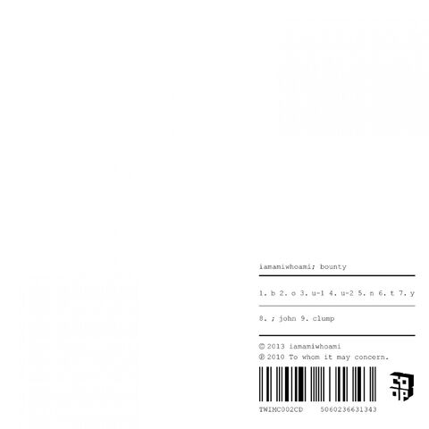 File:iamamiwhoami; bounty CD (5060236631343).jpg
