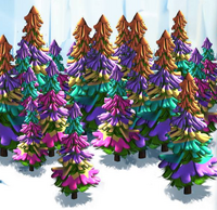Easter tree forest