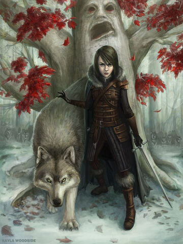 File:Arya stark and nymeria.jpg