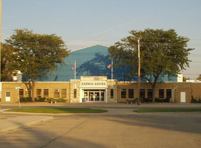 File:Sarnia Arena exterior.jpg