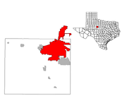 Abilene, Texas Map