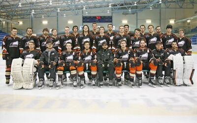 2016 NEAJBHL champs Wainwright Bisons