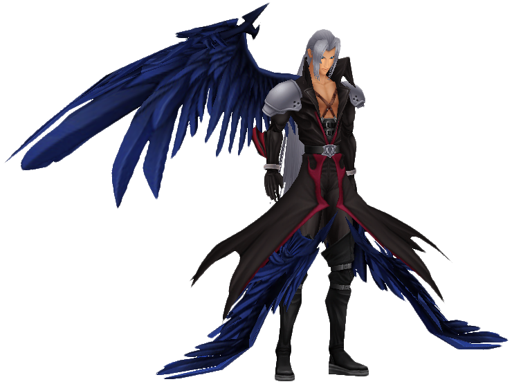Image - Sephiroth Render (Idle) KHII.png  Idea Wiki 