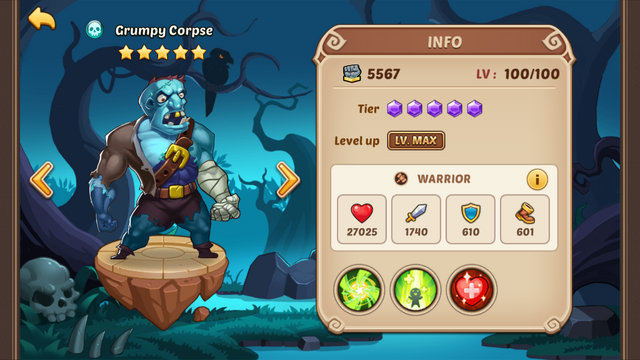 Idle Heroes Grumpy Corpse