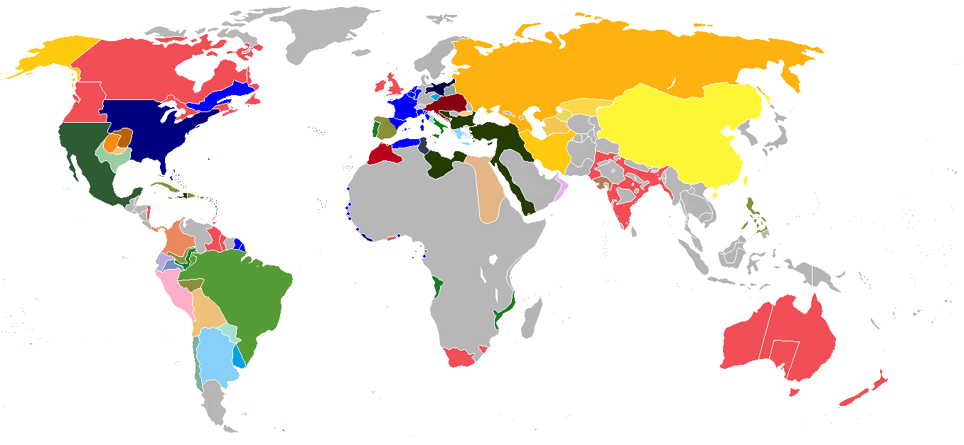 Image - BlankMap-World-1840 (TFSOAHW).png | Implausable Alternate