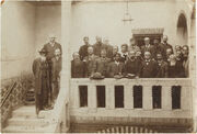 Dadabhai Navroji attending the Socialist International Meeting at Amsterdam, 1904-1