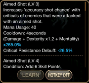 Ranger aimed shot