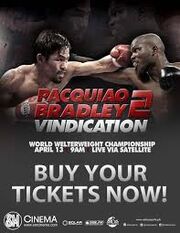 Pacquiao Bradley 2 poster