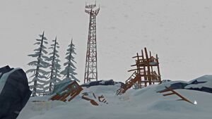 Destroyed lookout