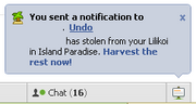 Undo Stealing Notification