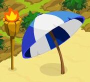 Blue parasol