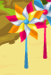 Flower pinwheel