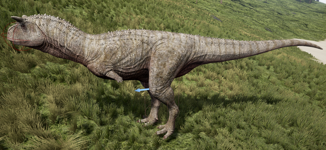 File:Albino Carnotaurus The Isle.png