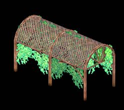 Wooden Archway with Ivy