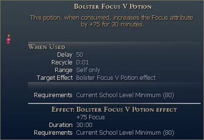 Bolster Focus Potion