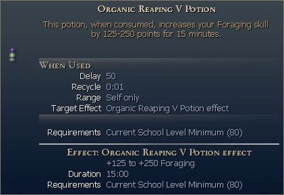 Organic Reaping Potion