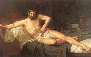 800px-Guillaume Guillon Lethière-The Death of Cato of Utica, 1795.jpg