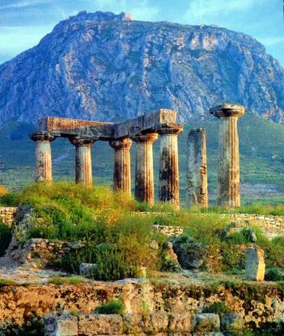 Фајл:Temple of Apollo Ancient Corinth.jpg