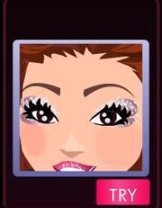 Galena Street Lift Winter Eyeshadow 'Shiny Snow' 40 diamonds