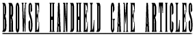 Handheld games head