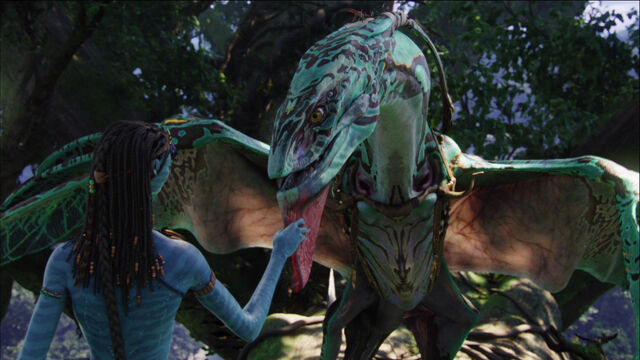 File:Neytiri petting Ikran.jpg