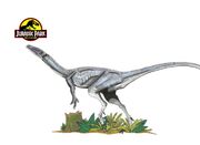 Jurassic Park Coelophysis by hellraptor