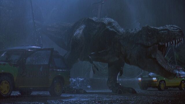File:Tyrannosaurus Rex Escapes.jpg
