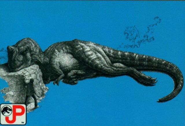 Archivo:JurassicPark-SnoozingRex.jpg